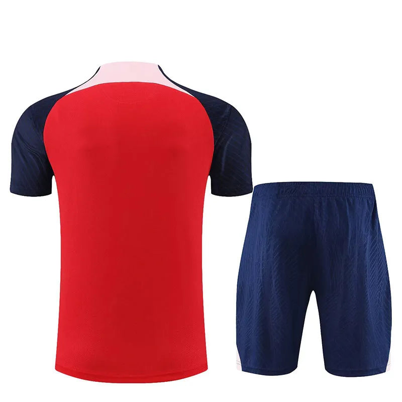 Atletico Madrid Short Sleeve Set Red/Navy 2023-24