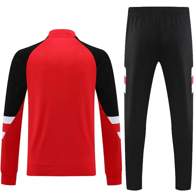 Manchester United Long Sleeve Tracksuit Red/Black 2023-24