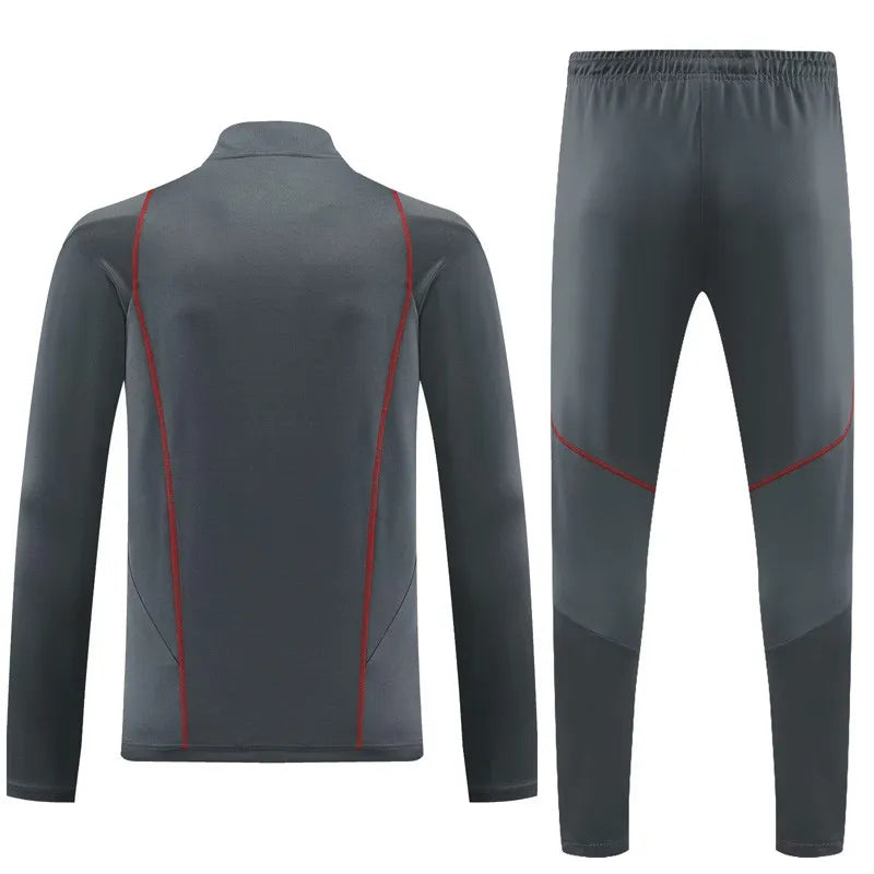 Arsenal Long Sleeve Tracksuit Grey 2023-24