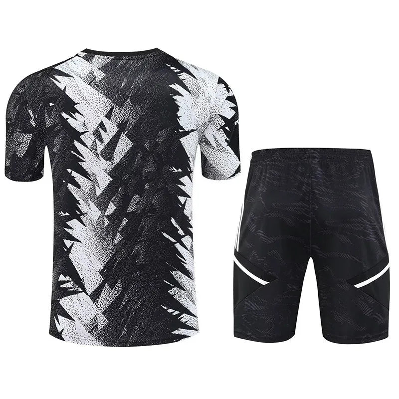 Juventus Short Sleeve Set Black/Grey 2023-24
