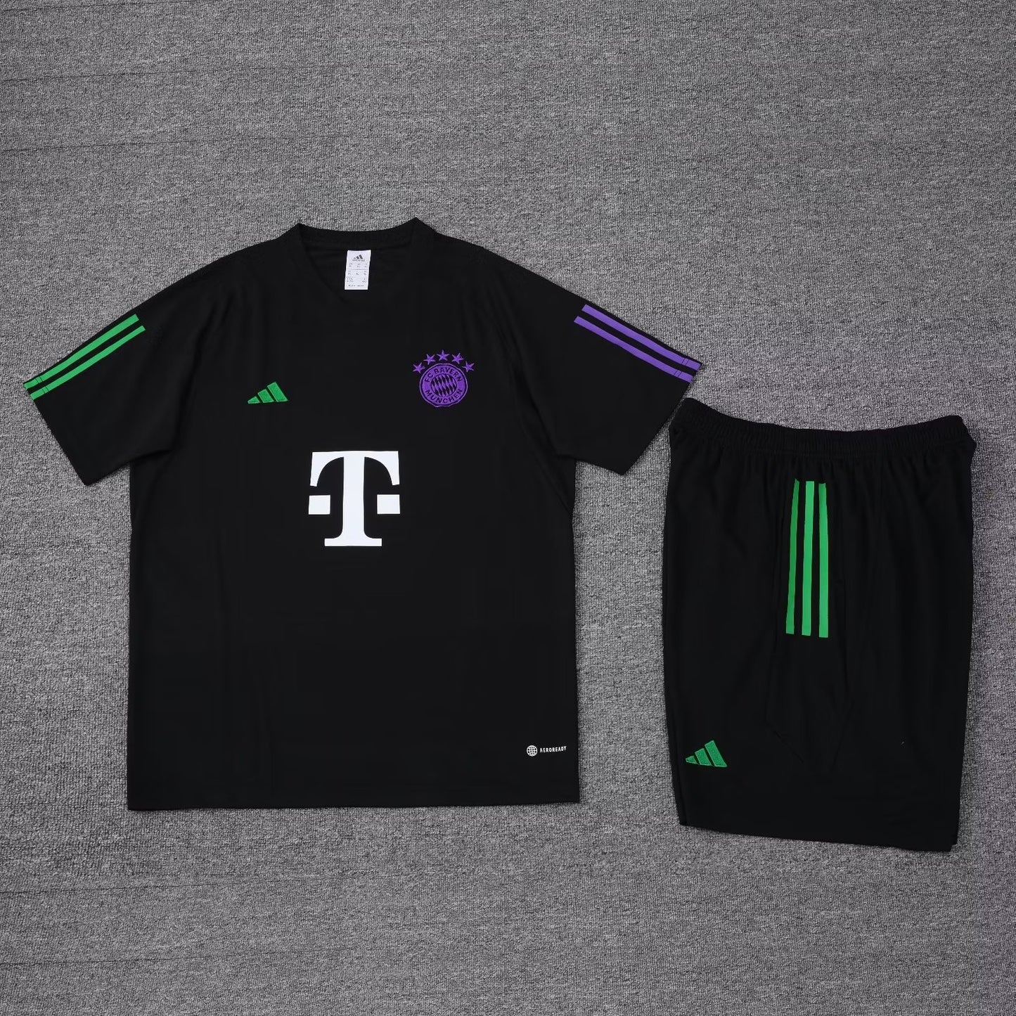 Bayern Munich Short Set Black 2023-24