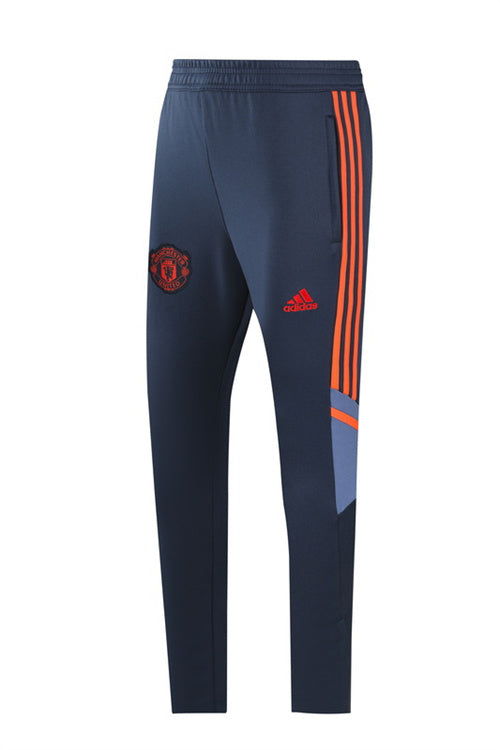 Manchester United Long Sleeve Zipped Tracksuit Navy/Red 2022-23