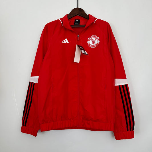 Manchester United Windbreaker Jacket Red/White 2023-24