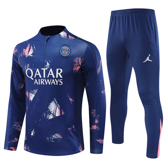 PSG Paris Saint German Long Sleeve Tracksuit Galaxy 2024-25