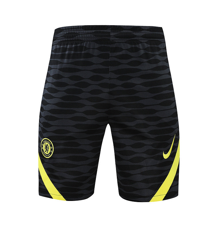 Chelsea Short Sleeve Set Black/Yellow 2022-23