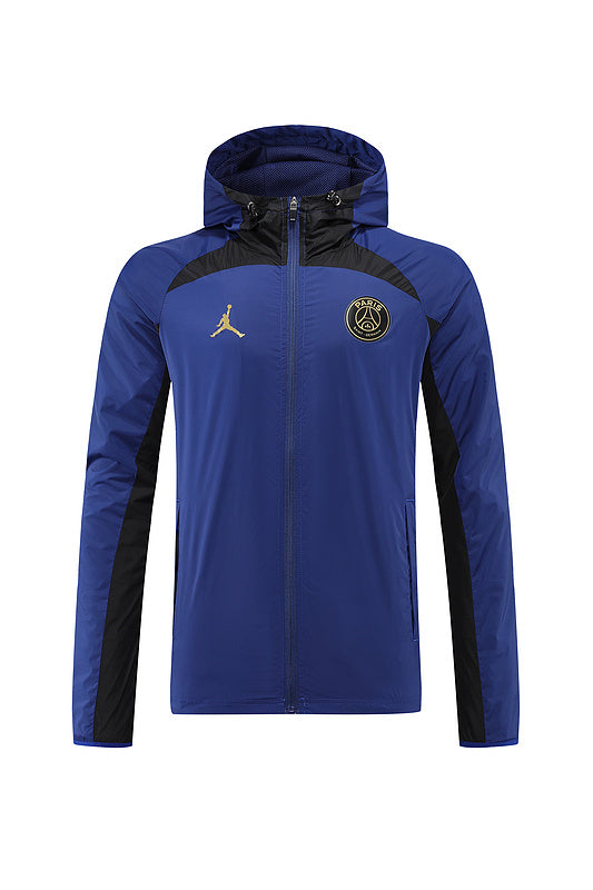 PSG Paris Saint German Windbreaker Jacket Blue/Black 2022-23