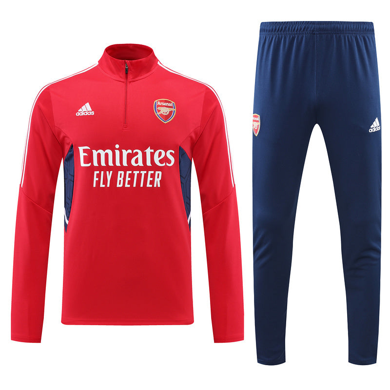 Arsenal Long Sleeve Tracksuit Red/Navy 2022-23
