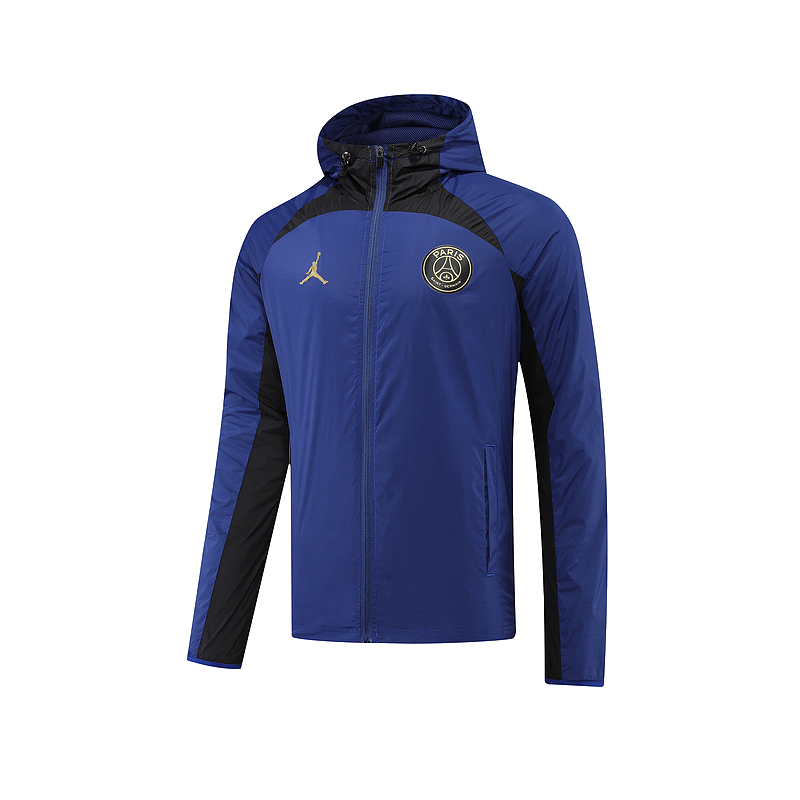 PSG Paris Saint German Windbreaker Jacket Blue/Black 2022-23