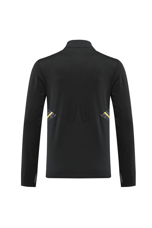 Arsenal Long Sleeve Tracksuit Black/Gold 2022-23