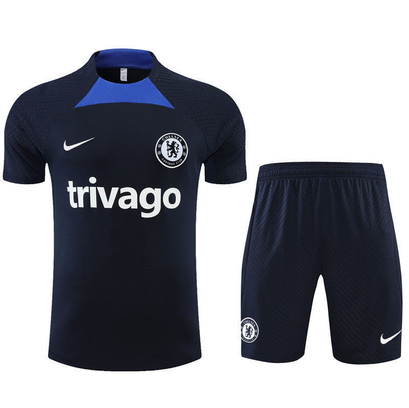 Chelsea Short Sleeve Set Navy/Blue 2022-23