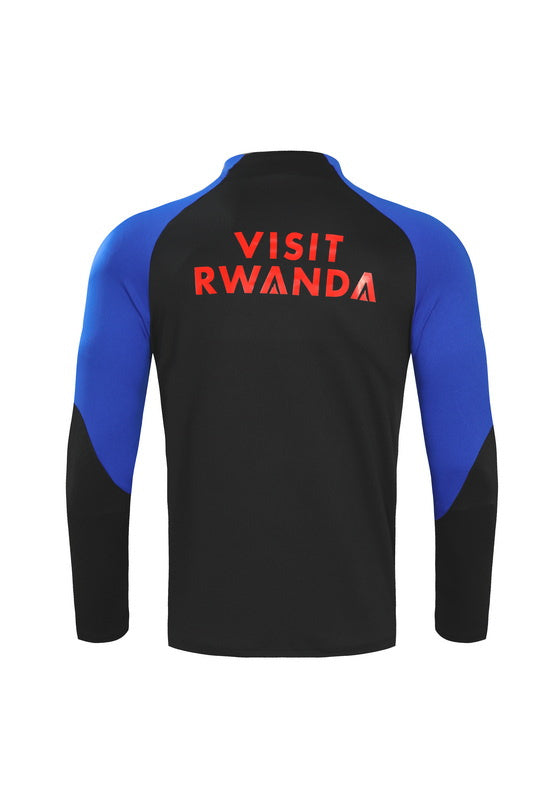 PSG Paris Saint German Long Sleeve Tracksuit Black/Blue/Red 2022-23