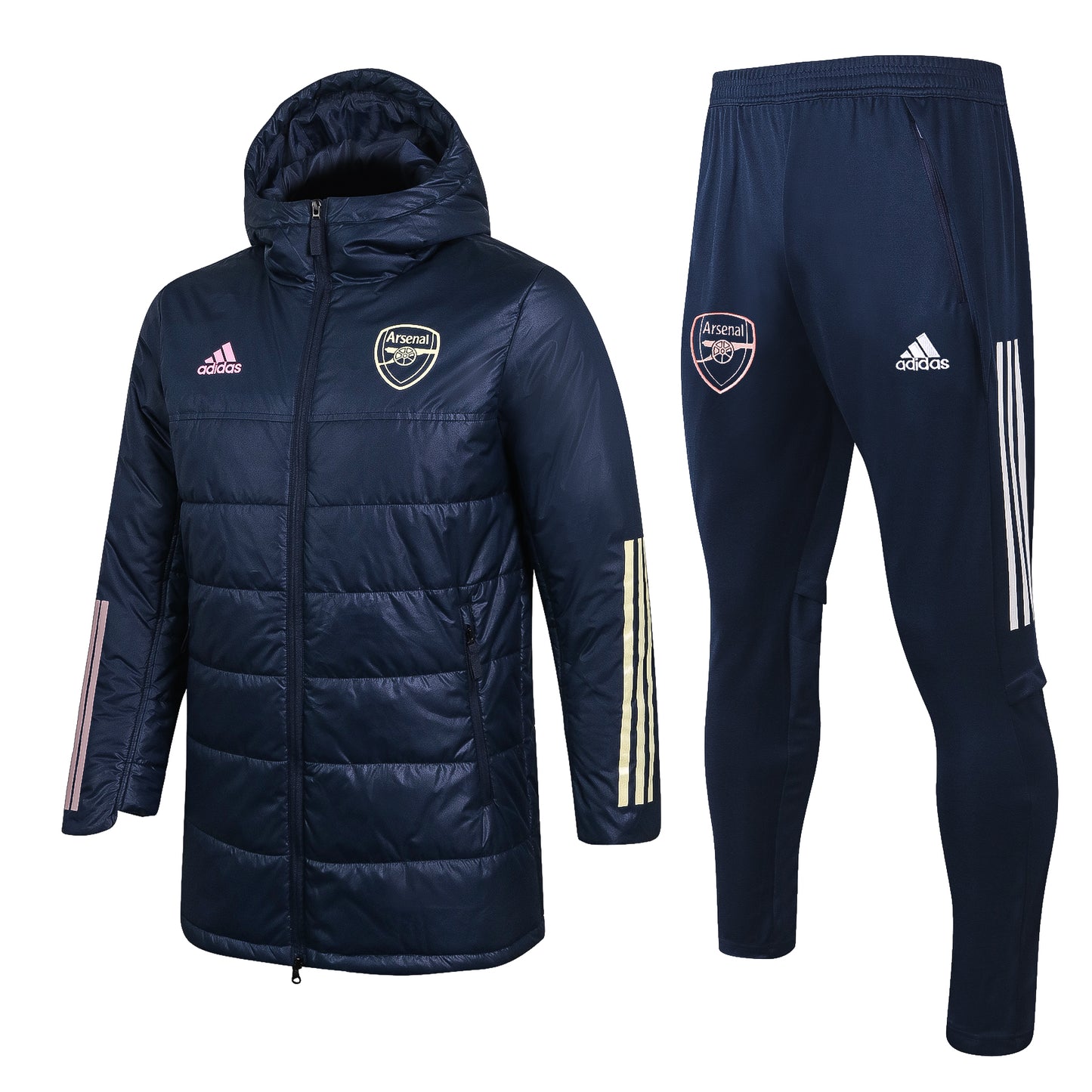 Arsenal Puffer Jacket Tracksuit Navy G068 2022-23