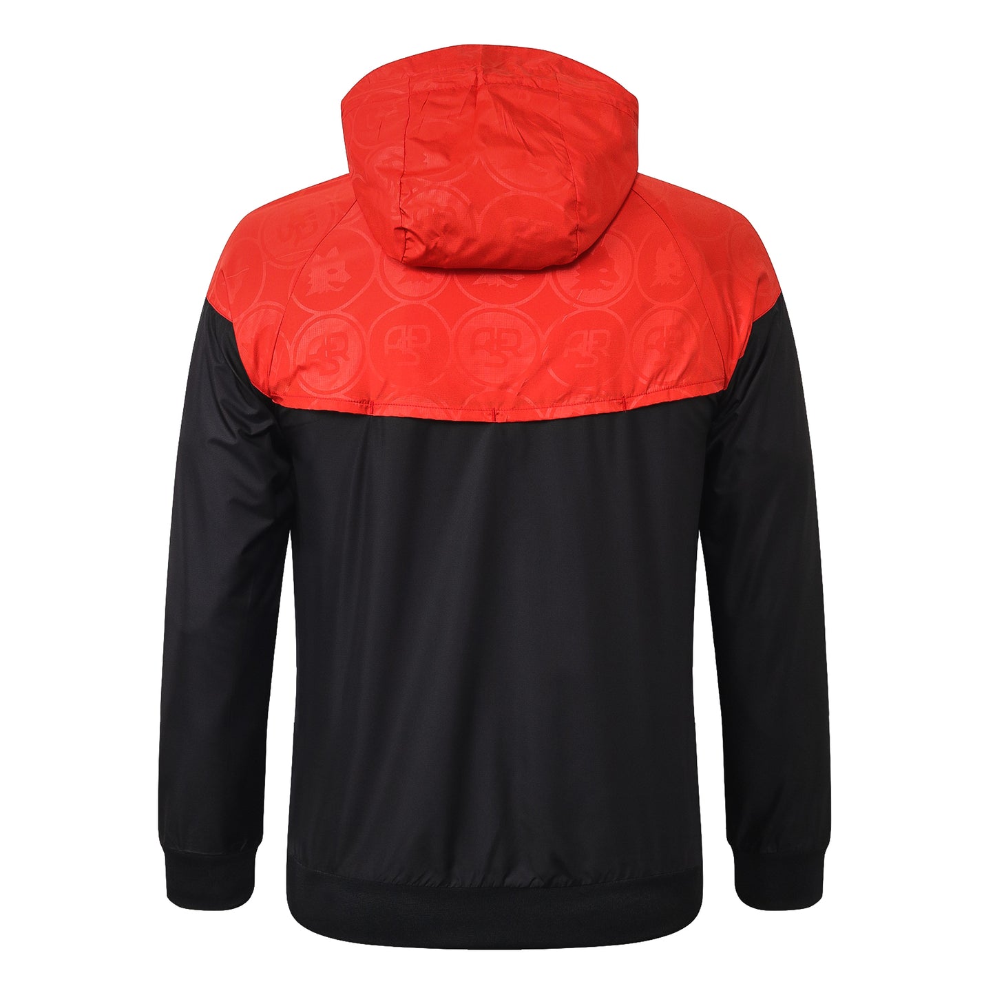 Roma Windbreaker Jacket Tracksuit Red/Black G054 2022-23