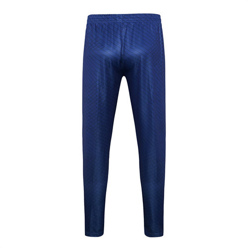 Barcelona Long Sleeve Zipped Tracksuit Navy/Orange 2022-23