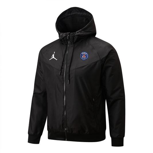 PSG Paris Saint-German Windbreaker Jacket Black G121 2022-23